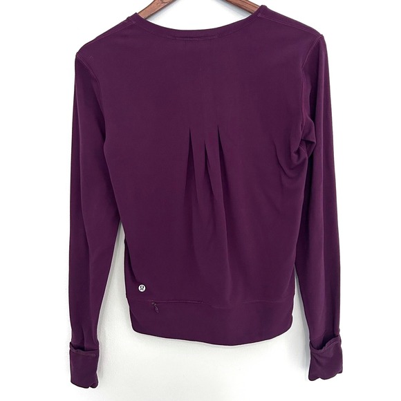 Lululemon athletic athleisure long sleeve yoga workout top women's 4 - Picture 1 of 7